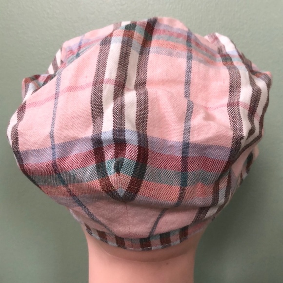 Burberry Authentic London Women\'s Pink Check Bucket Hat Sz M main image 10